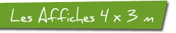 Affiches 4x3 m