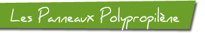 Panneaux Polypropilene